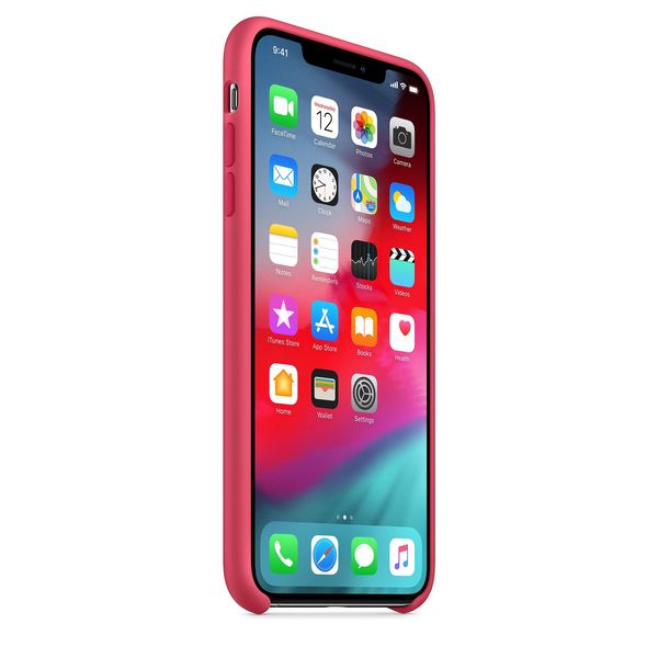 Apple iPhone XS Max Silikonskal - hibiskus