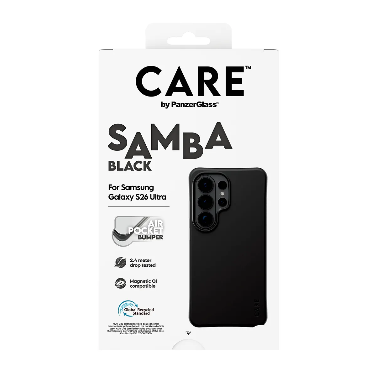 PanzerGlass CARE by Samba fodral f&ouml;r Galaxy S26 Ultra, svart