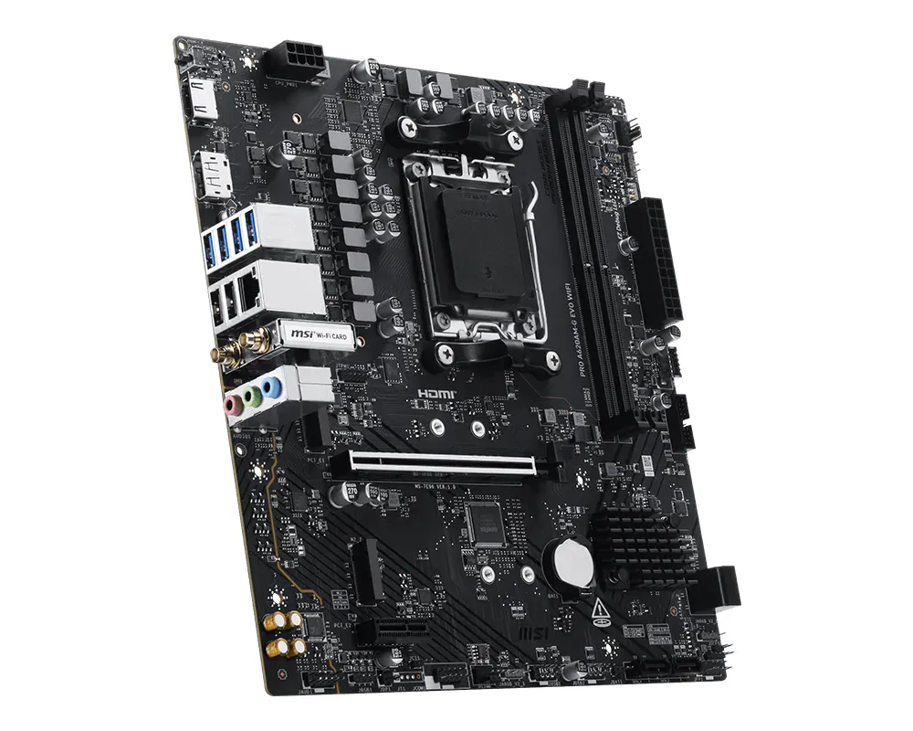 MSI PRO A620AM-G EVO WIFI AM5 mATX -emolevy