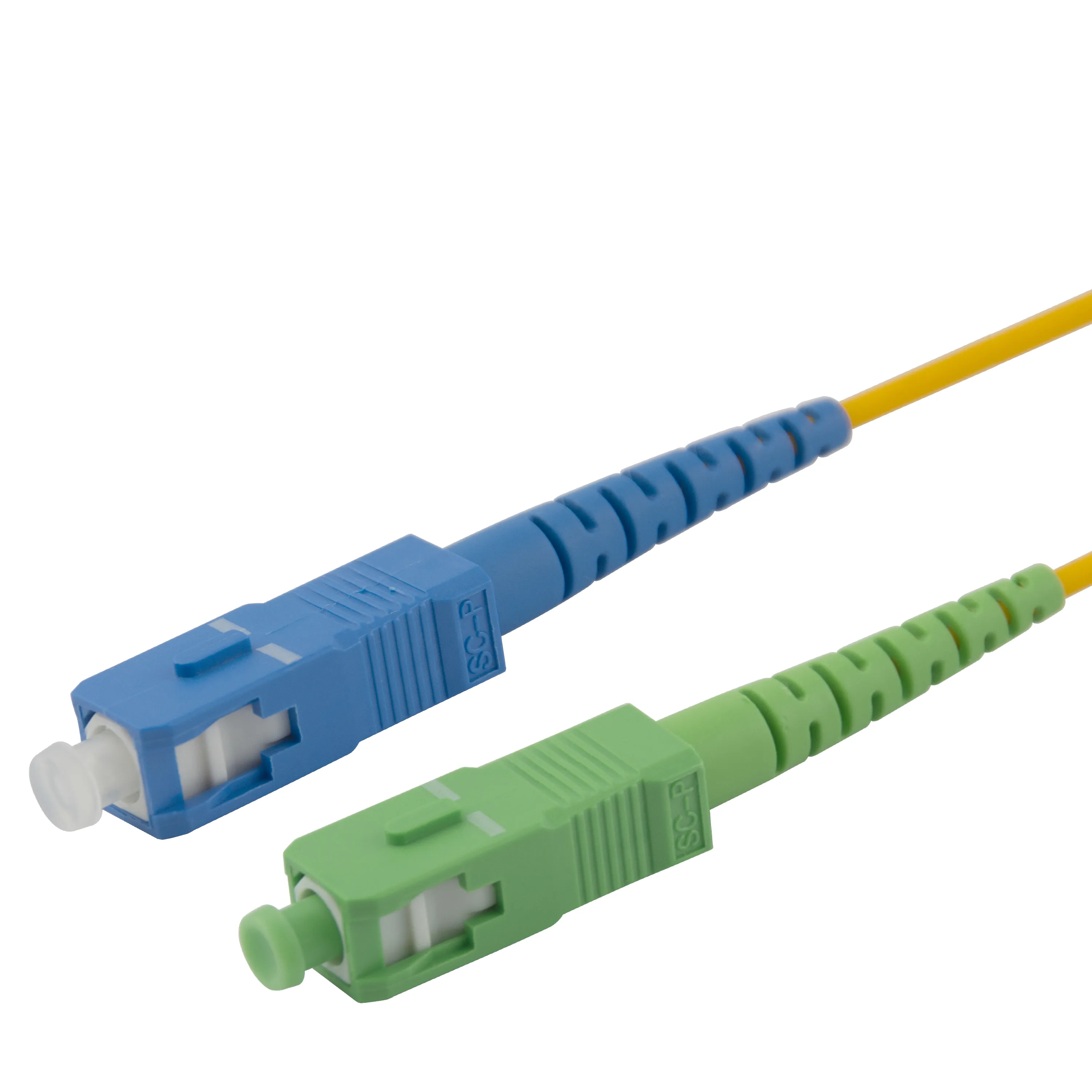 Deltaco OS2 LSZH SC-SC 1.5m Fiber Optic Cable, Yellow