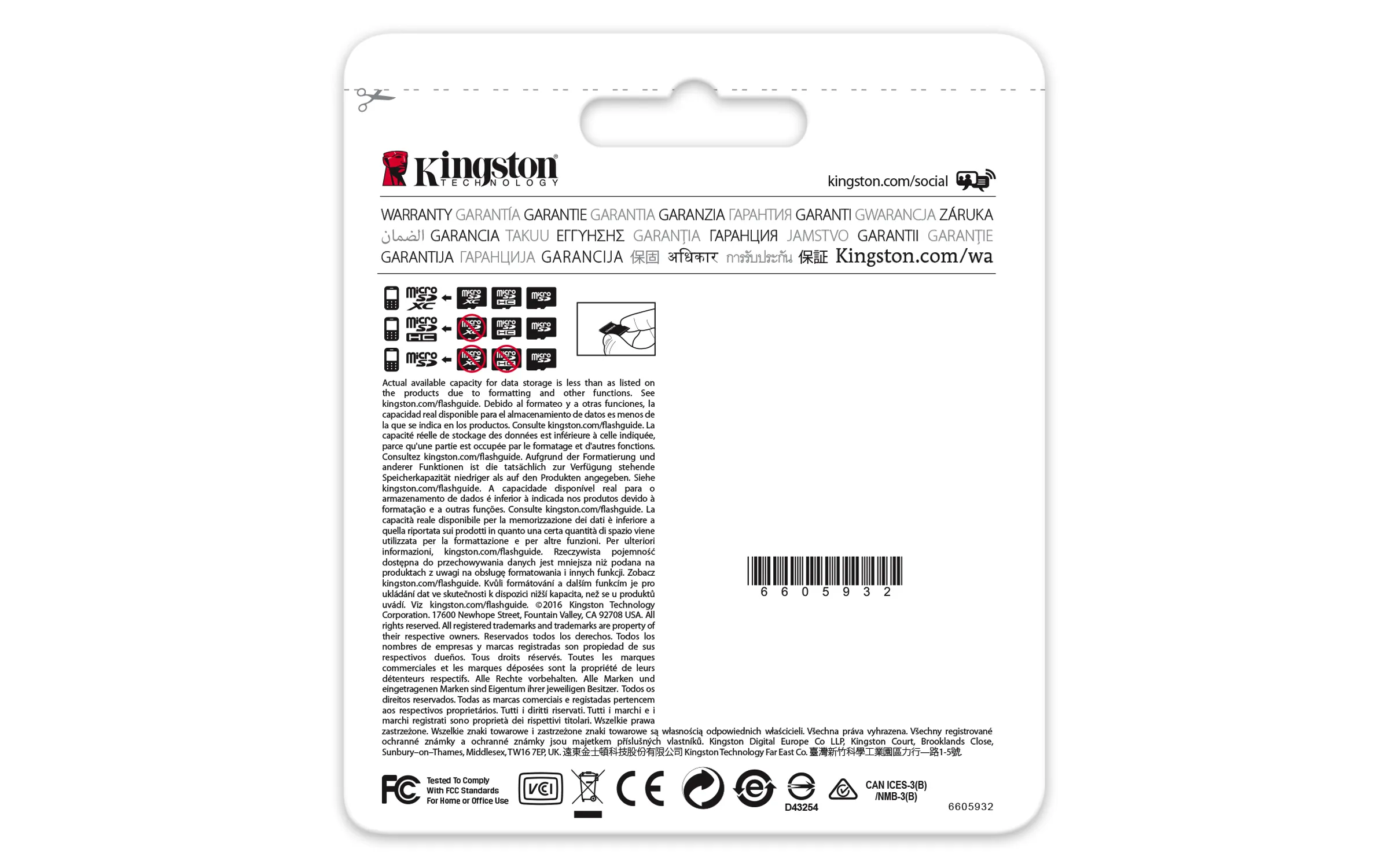 Kingston Industrial 16 GB MicroSDHC Class 10 UHS-I U3 V30 A1 kort + SD-adapter, svart