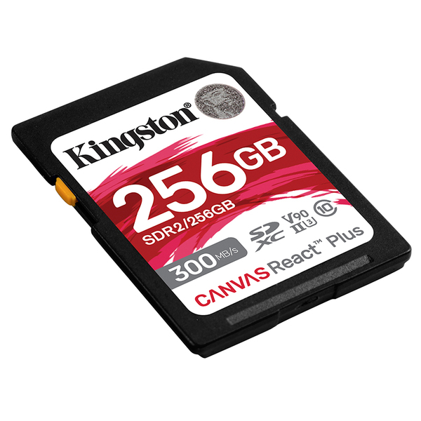 Kingston Canvas React Plus 256 GB SDXC UHS-II -minneskort