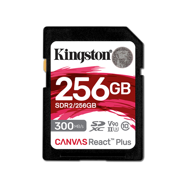 Kingston Canvas React Plus 256 GB SDXC UHS-II -minneskort