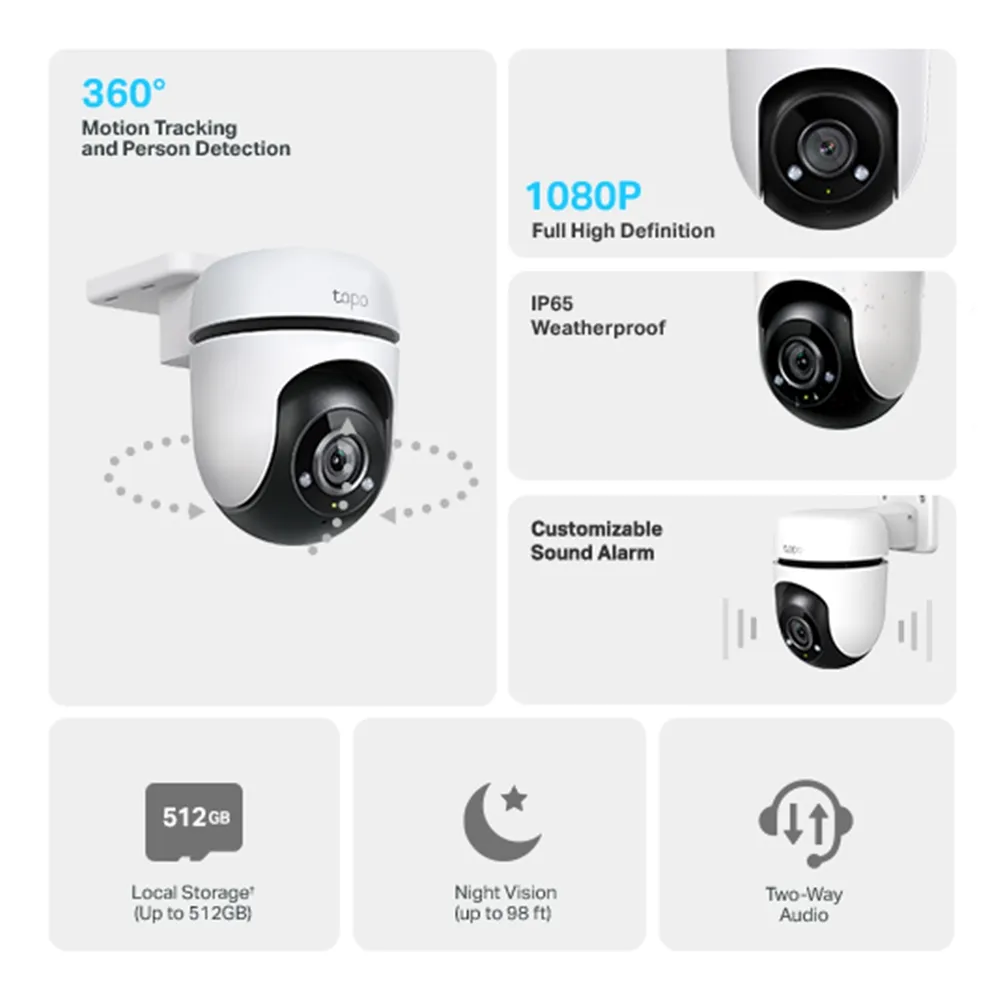 TP-Link Tapo C500 - &ouml;vervakningskamera f&ouml;r utomhusbruk