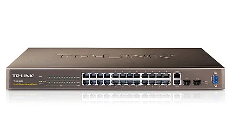 TP-Link, managerbar layer 2 switch, 24x10/100, 4x10/100/1000, 19" TP-Link, managerbar layer 2 switch, 24x10/100, 4x10/100/1000, 19"