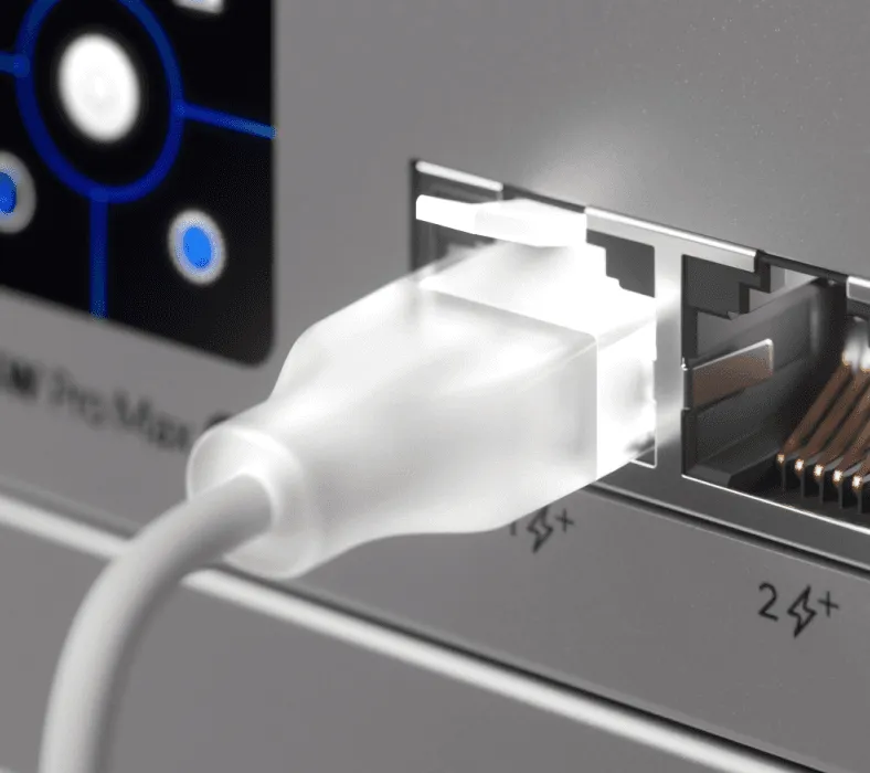 Ubiquity Cat6 UTP RJ45 0.3m -verkkokaapeli, valkoinen