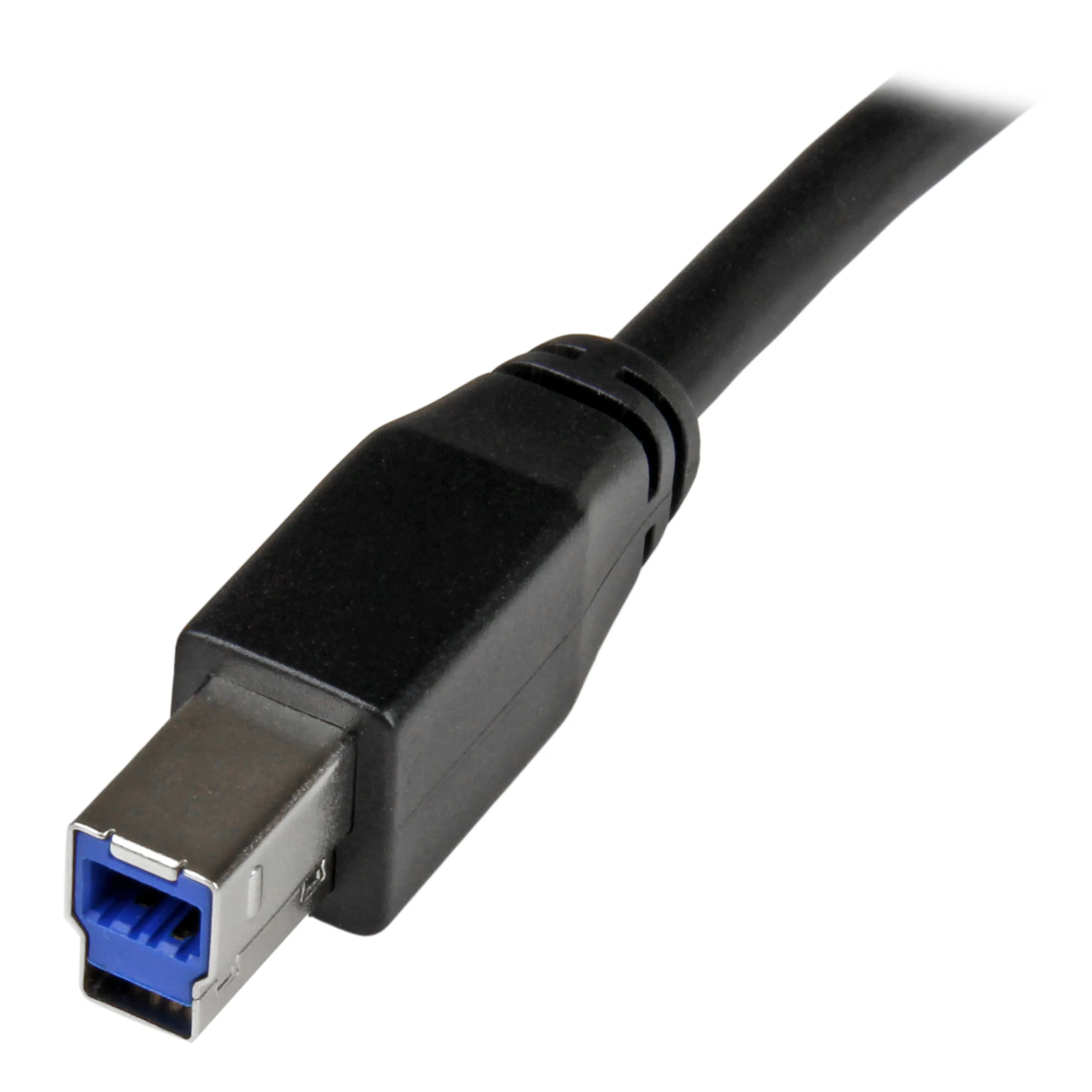 StarTech USB 3.2 Gen 1 USB-A to USB-B cable, 10 m, Black