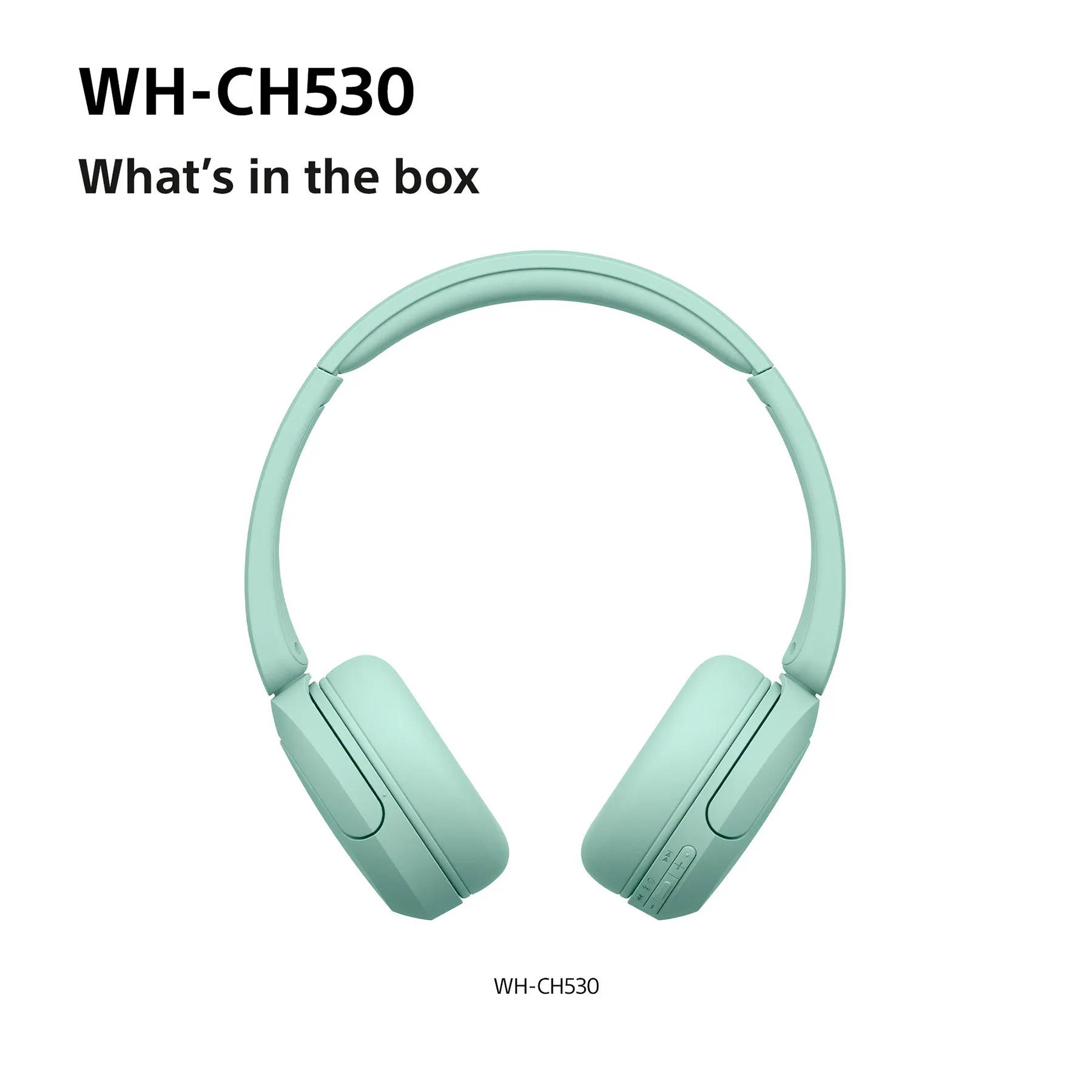 Sony WH-CH530 -langattomat kuulokkeet, mintunvihre&auml;