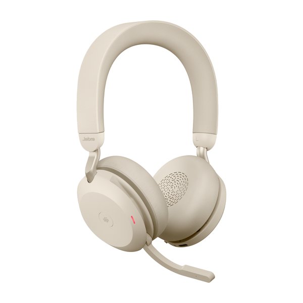 Jabra Evolve2 75 L380c MS - wireless headset, beige
