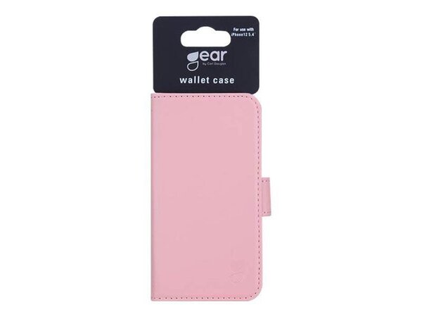 GEAR Wallet, iPhone 12 mini -lompakkokotelo, Vaaleanpunainen