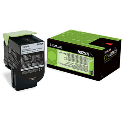 Lexmark 80C2SKE toner cartridge, Black