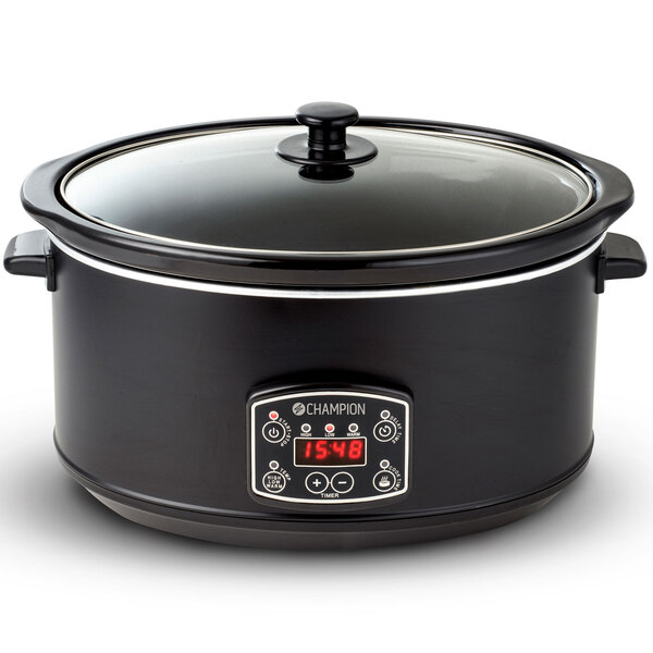 Champion Slowcooker 6,5L Mattsvart