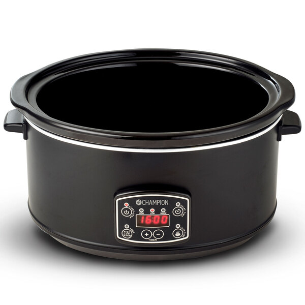 Champion Slowcooker 6,5L Mattsvart