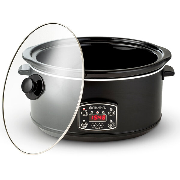 Champion Slowcooker 6,5L Mattsvart