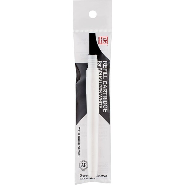 Zig Brush Pen refill White
