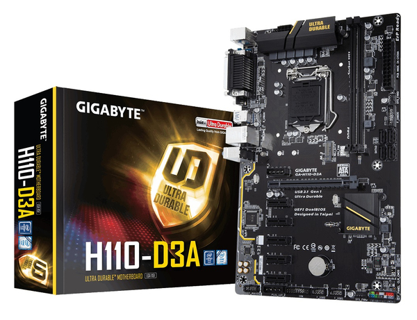 Gigabyte H110, ATX moderkort