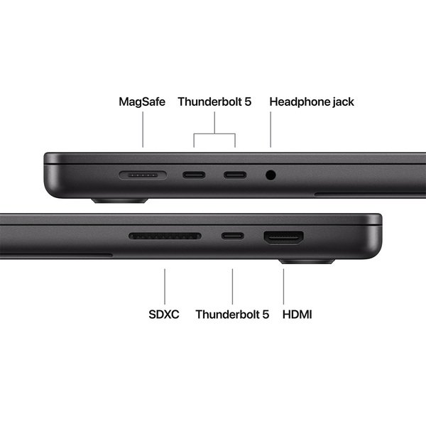 Apple MacBook Pro 16" M5 Pro (18/20) 24 Gt, 1 Tt, t&auml;htimusta, MGEA4