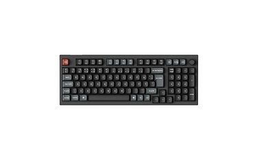 Keychron V5 Ultra 8K 96% -langaton mekaaninen pelin&auml;pp&auml;imist&ouml;, Silk POM Red, musta