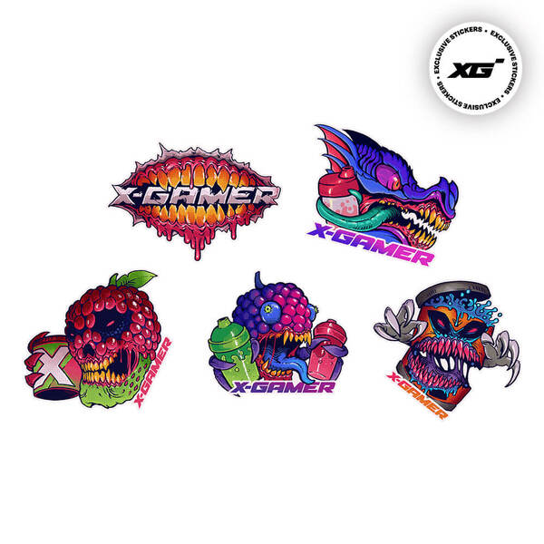 X-GAMER X-Tubz Hyper Beast Collection Box 3x 600g