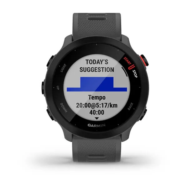 Garmin Forerunner 55 42mm tr&auml;ningsklocka, gr&aring;