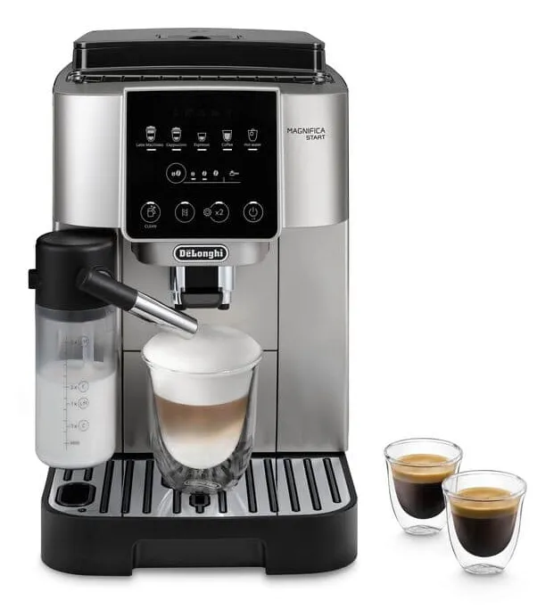 Delonghi Magnifica Start Milk ECAM220.80 -kahvinkeitin, musta, Hopea