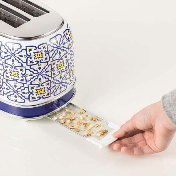 Ariete Capri 0155CA toaster, 2 slices, White/Multicolor