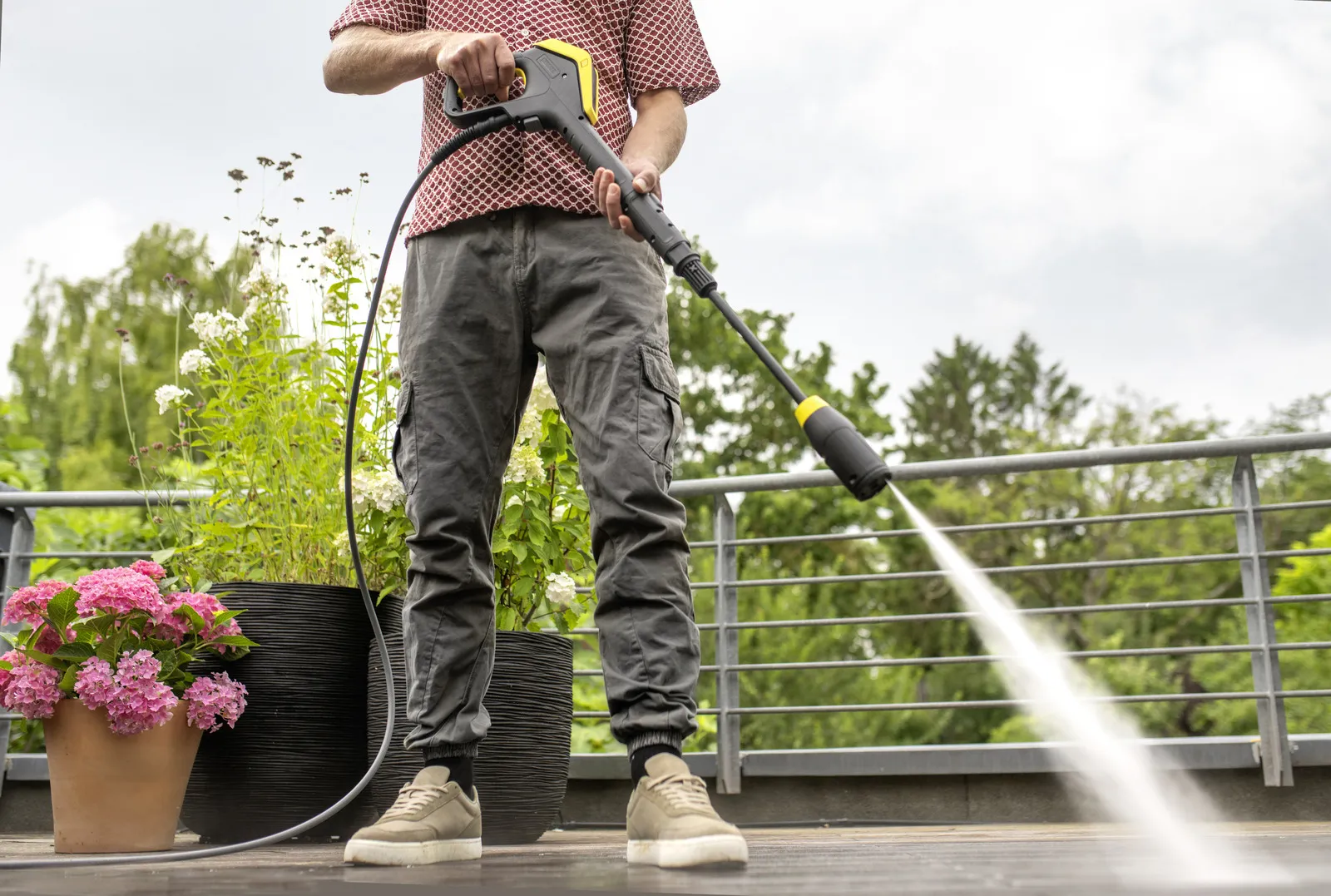 K&Auml;RCHER K 5 Comfort Premium Connect Home Pressure Washer, Yellow