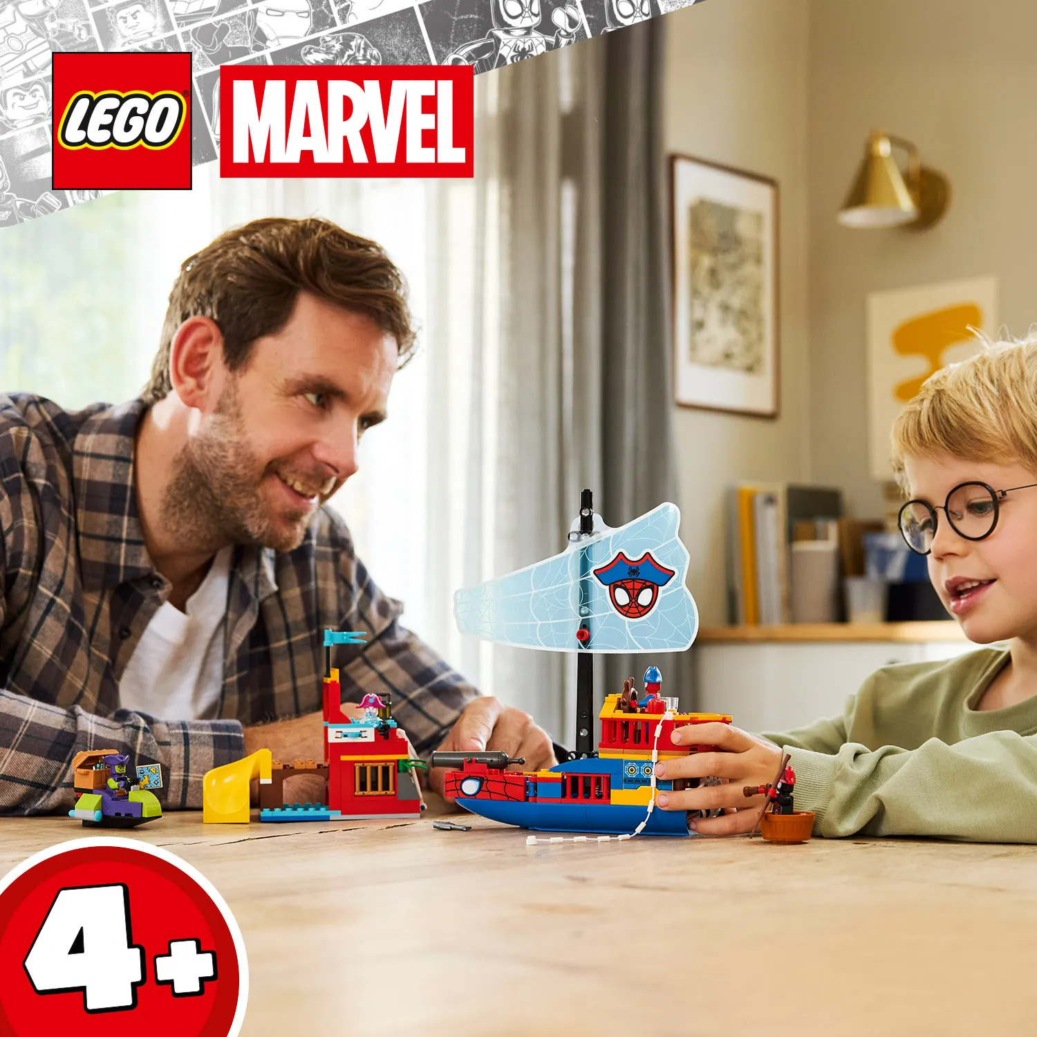 LEGO Marvel Spidey&rsquo;s Team Pirate Ship 11208