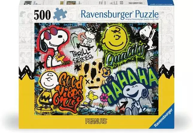 Ravensburger Peanuts Graffiti - puzzle, 500 pcs