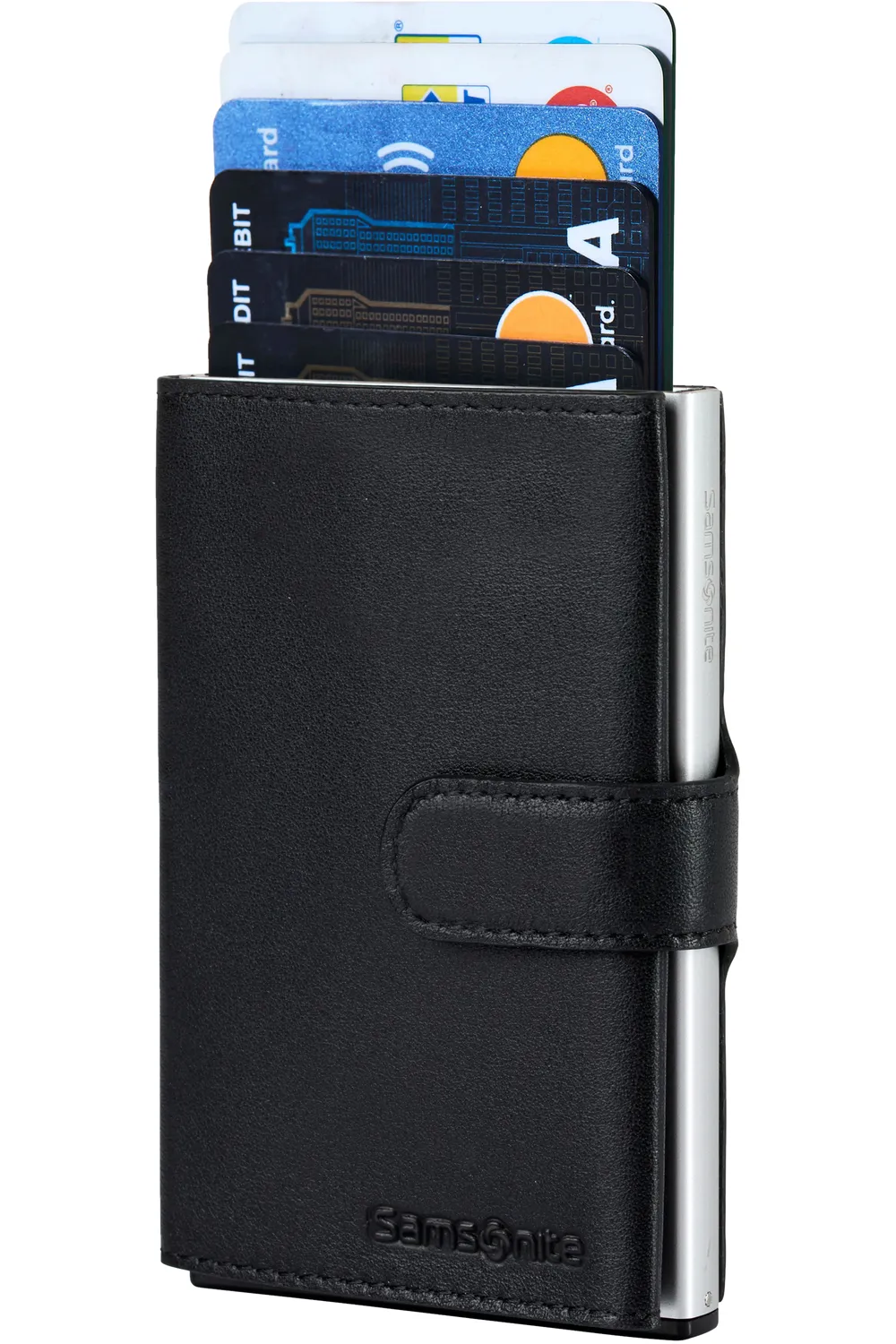Samsonite Alufit Plus RFID - kort hållare, Slide Alu, svart