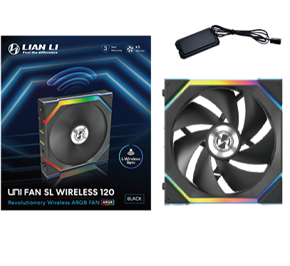 Lian Li UNI FAN SL Wireless, 120mm - case fan, Black