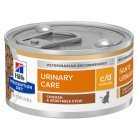 Hill's Prescription Diet c/d Multicare Chicken & Vegetable Stew, Wet food for cats, Adult, Urinary Care, 82g