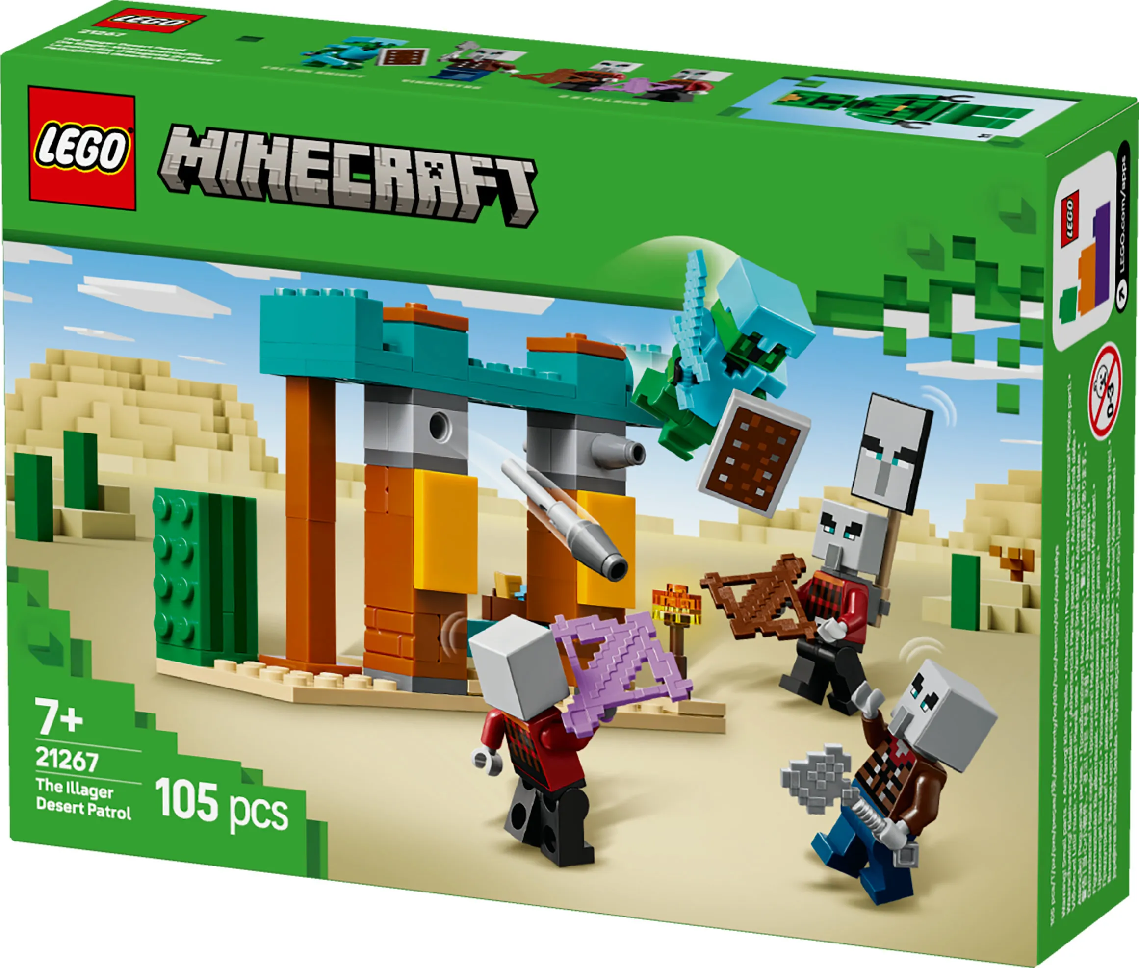LEGO Minecraft The Illager Desert Patrol 21267