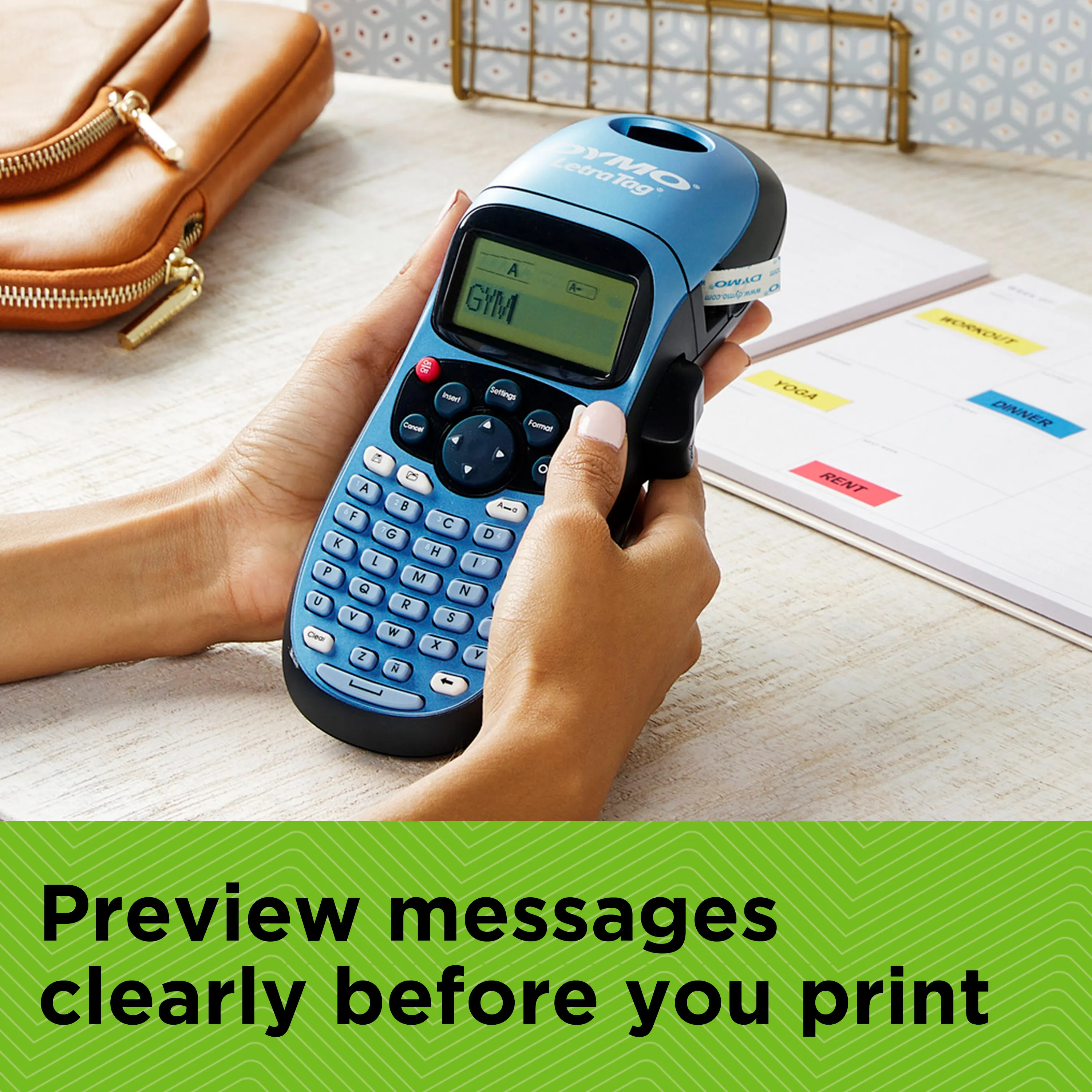 DYMO LetraTag LT-100H Handheld Label Maker black