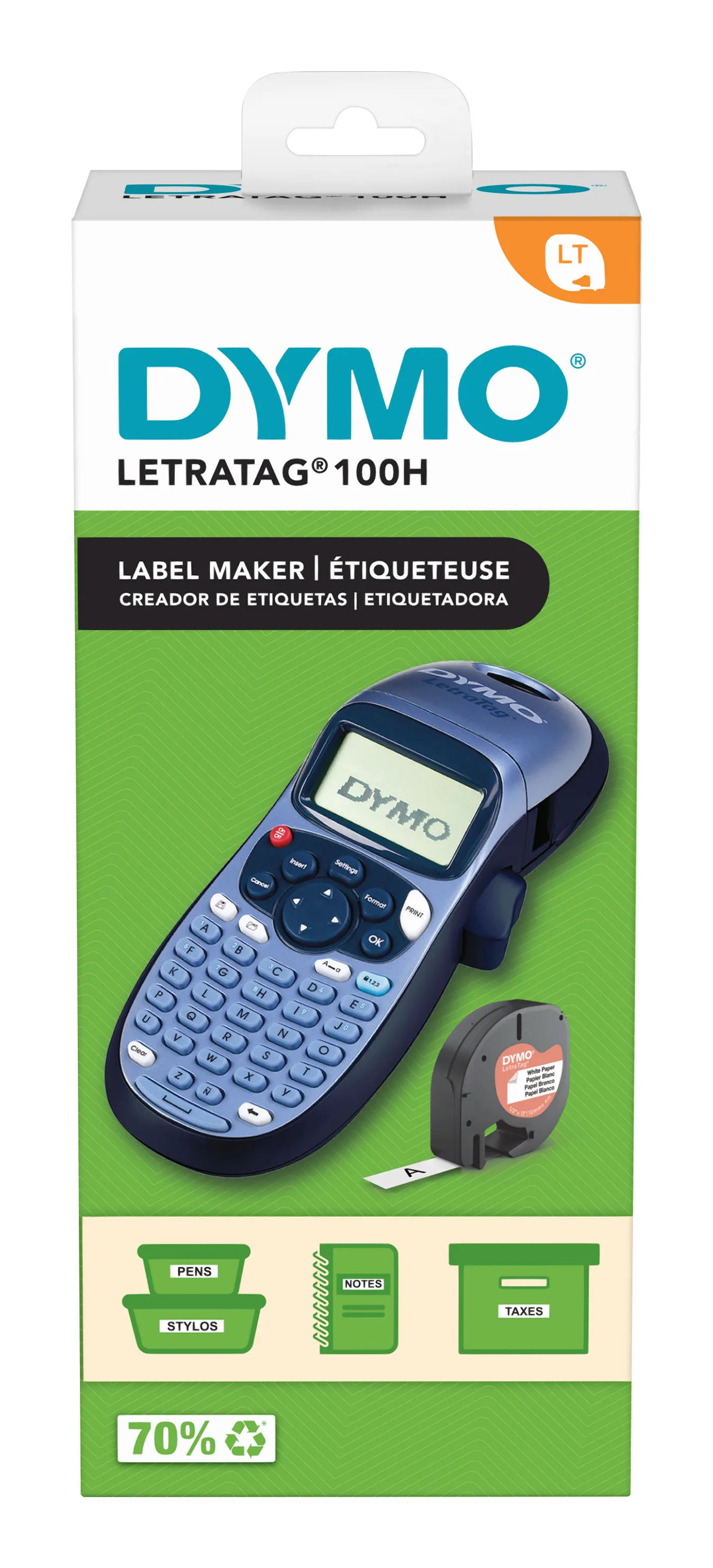 DYMO LetraTag LT-100H Handheld Label Maker black