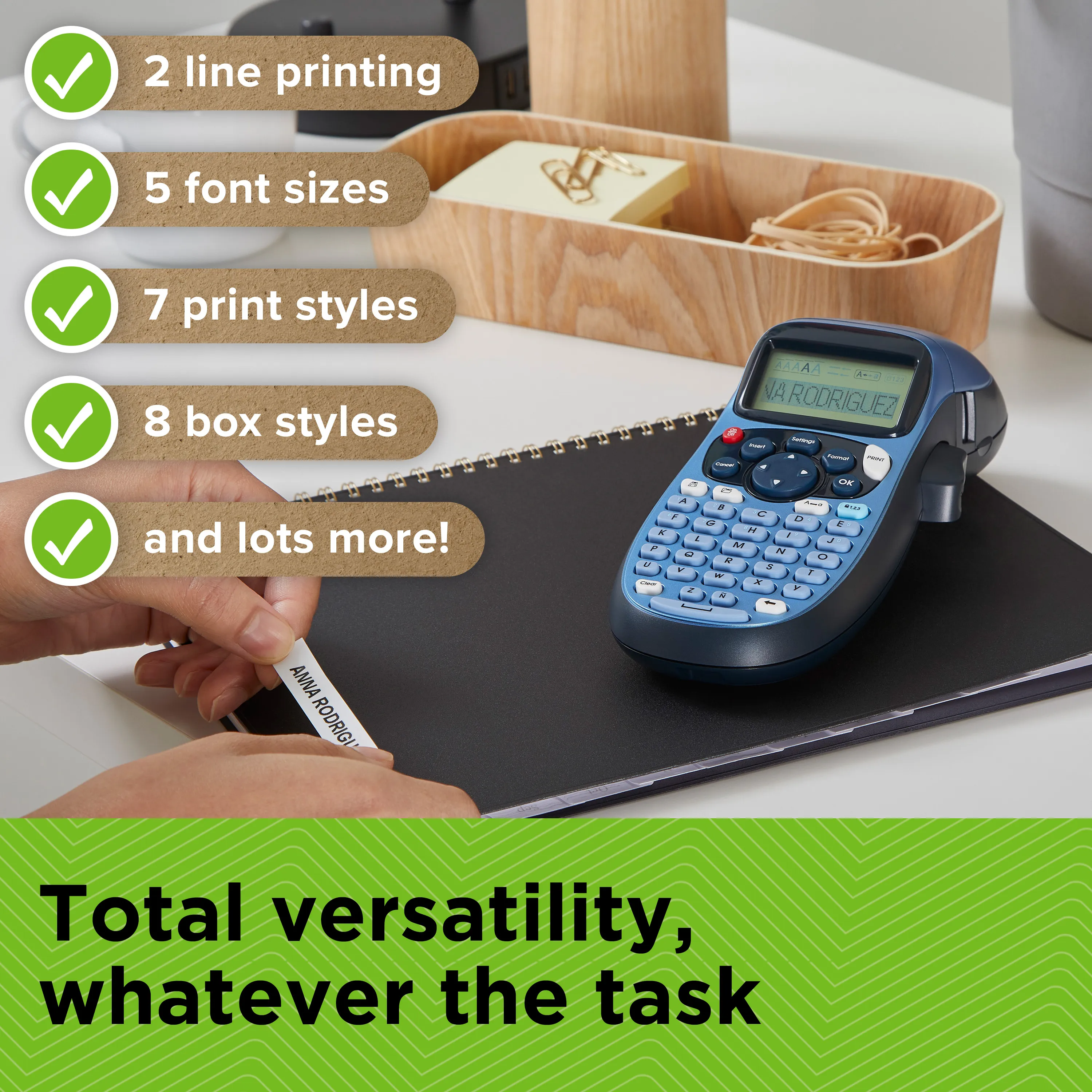 DYMO LetraTag LT-100H Handheld Label Maker black