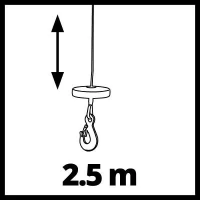 Einhell Chain hoist TC-CH 1000, cable winch (red)