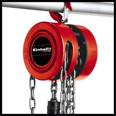 Einhell Chain hoist TC-CH 1000, cable winch (red)
