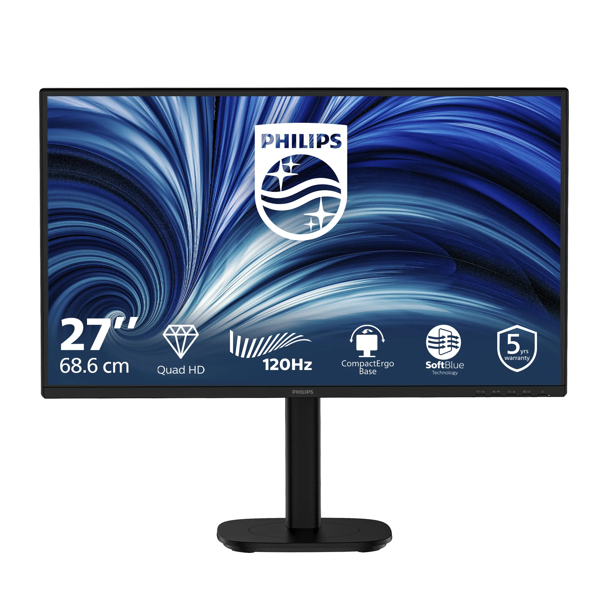 Philips 27B2N3500/00 27" QHD, IPS, 120Hz, HDR -n&auml;ytt&ouml;