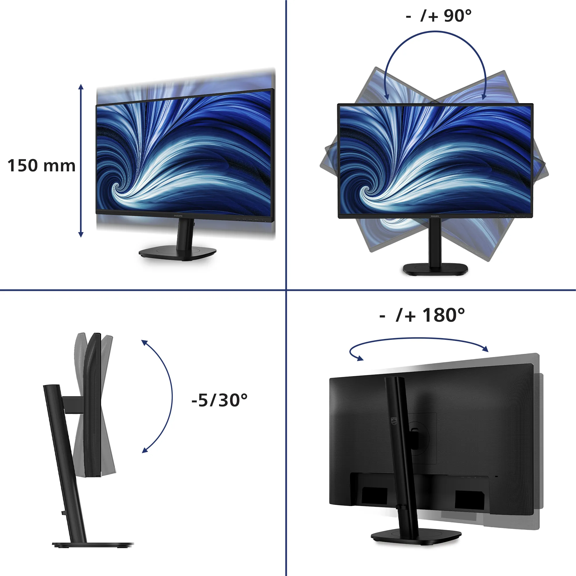 Philips 27B2N3500/00 27" QHD, IPS, 120Hz, HDR -n&auml;ytt&ouml;