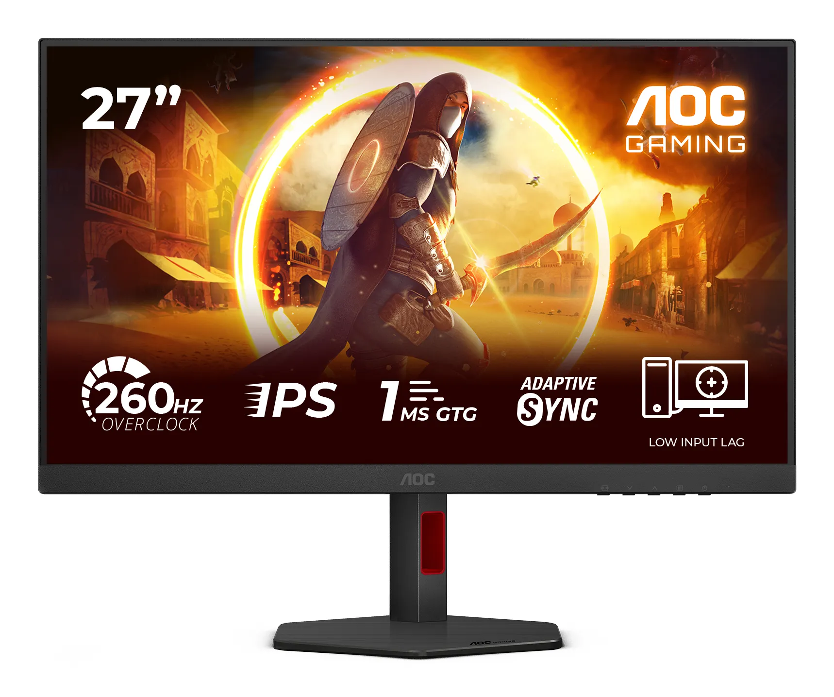 AOC 27G4ZR 27" Full HD, Fast IPS, HDR, 260Hz -pelin&auml;ytt&ouml;