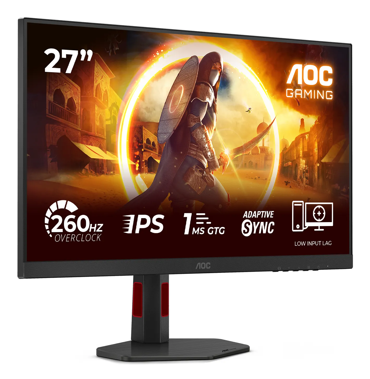 AOC 27G4ZR 27" Full HD, Fast IPS, HDR, 260Hz -pelin&auml;ytt&ouml;