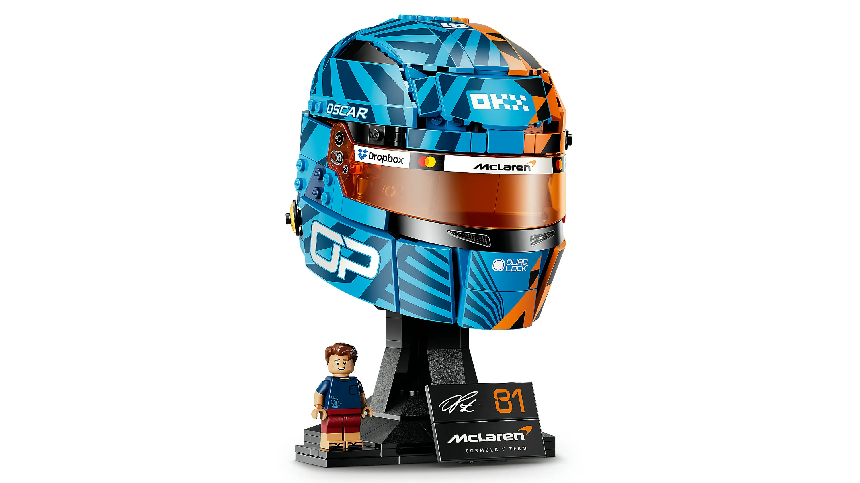 LEGO McLaren Mastercard F1 Team Oscar Piastri kyp&auml;r&auml; 43017