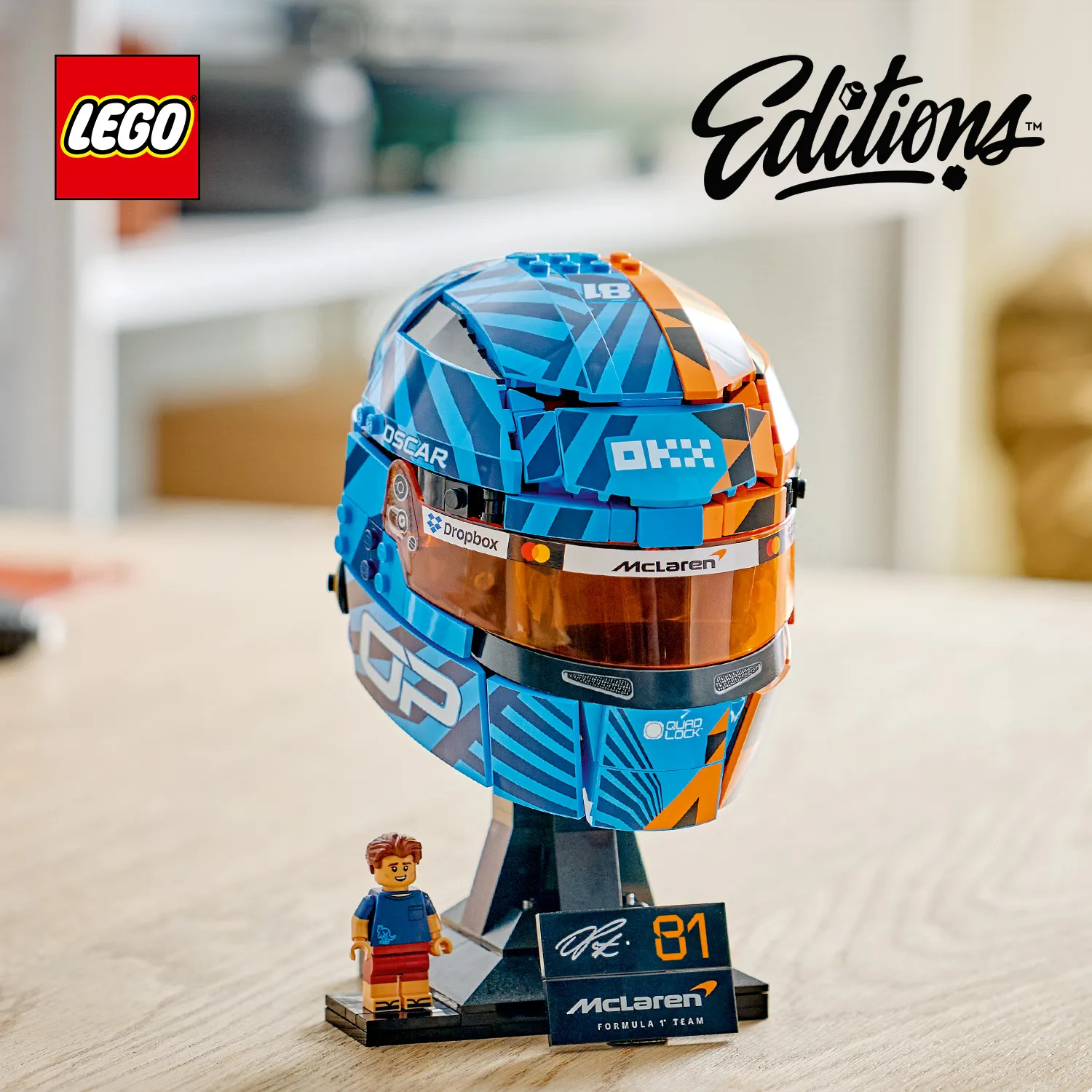 LEGO McLaren Mastercard F1 Team Oscar Piastri Helmet 43017