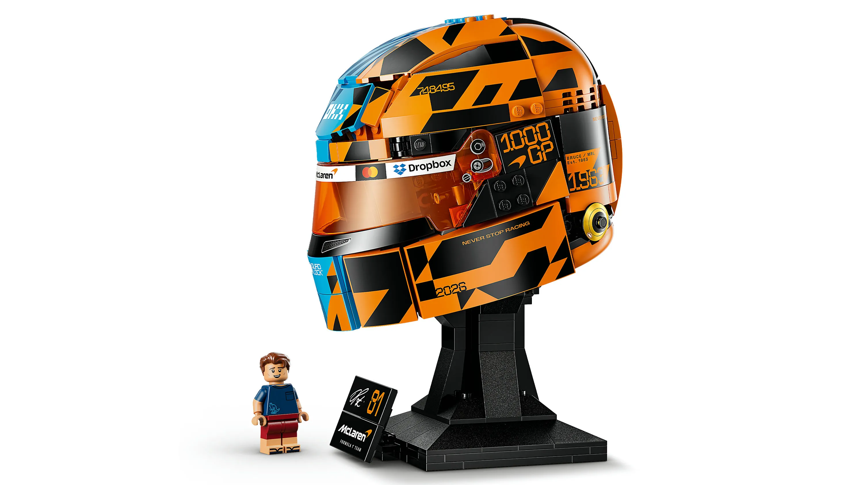 LEGO McLaren Mastercard F1 Team Oscar Piastri kyp&auml;r&auml; 43017