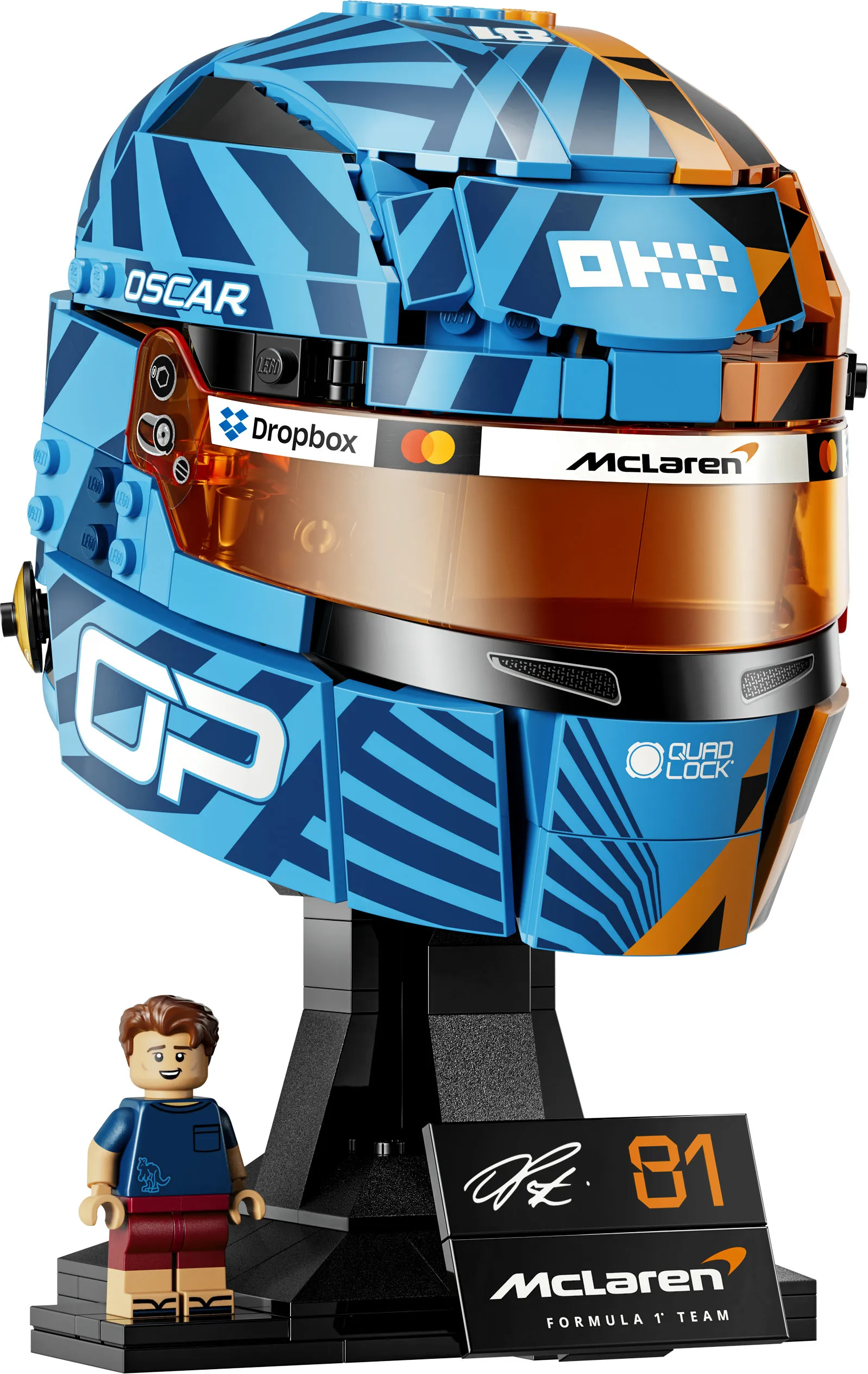LEGO McLaren Mastercard F1 Team Oscar Piastri kyp&auml;r&auml; 43017