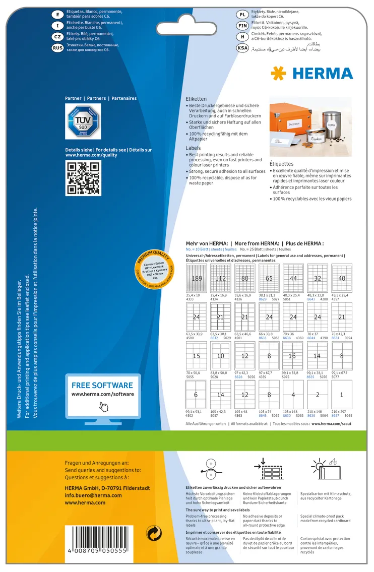 Herma label Premium 70x50,8 (375)