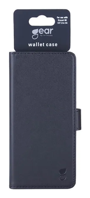 GEAR Wallet, Xiaomi Mi 10T Lite - Wallet Case, Black