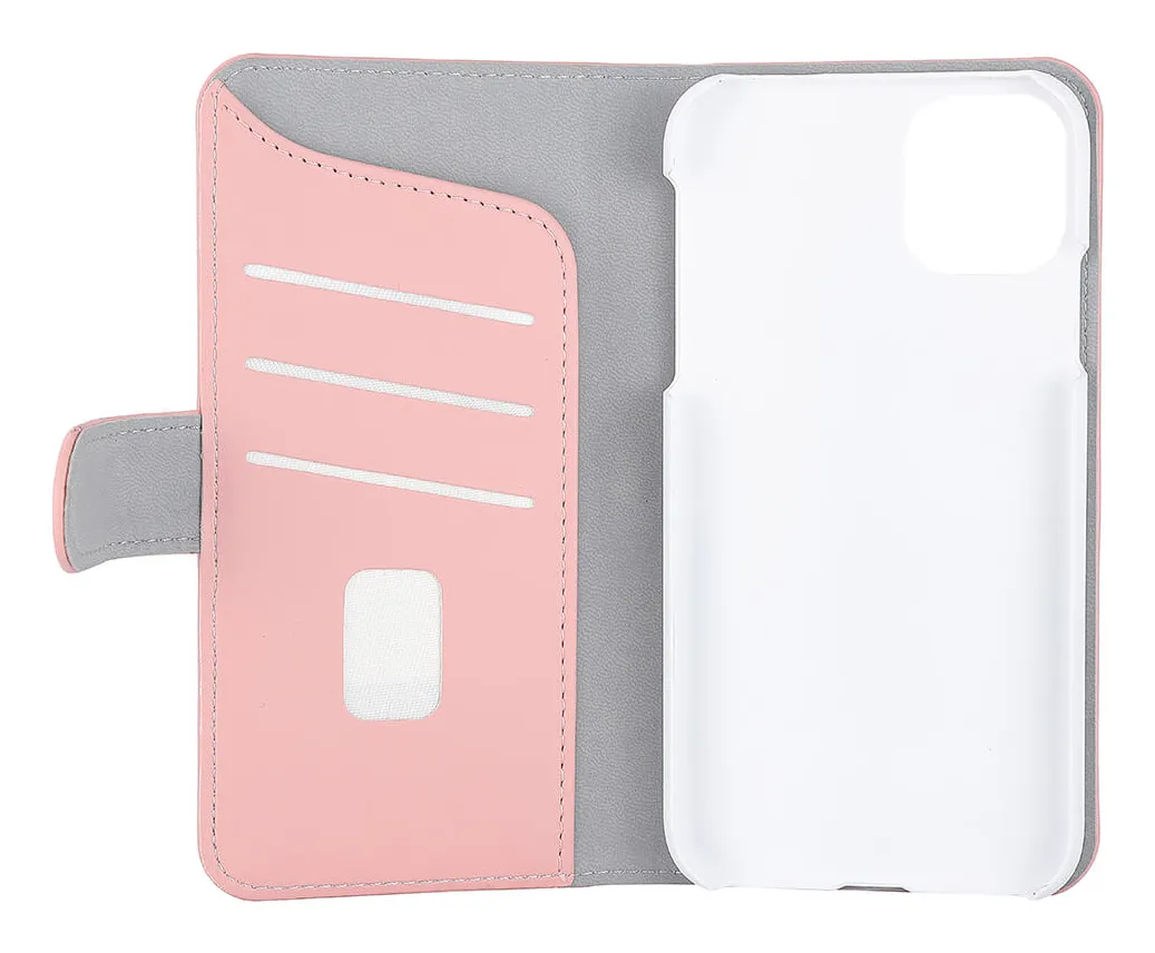 GEAR Wallet, iPhone 11 -lompakkokotelo, Vaaleanpunainen