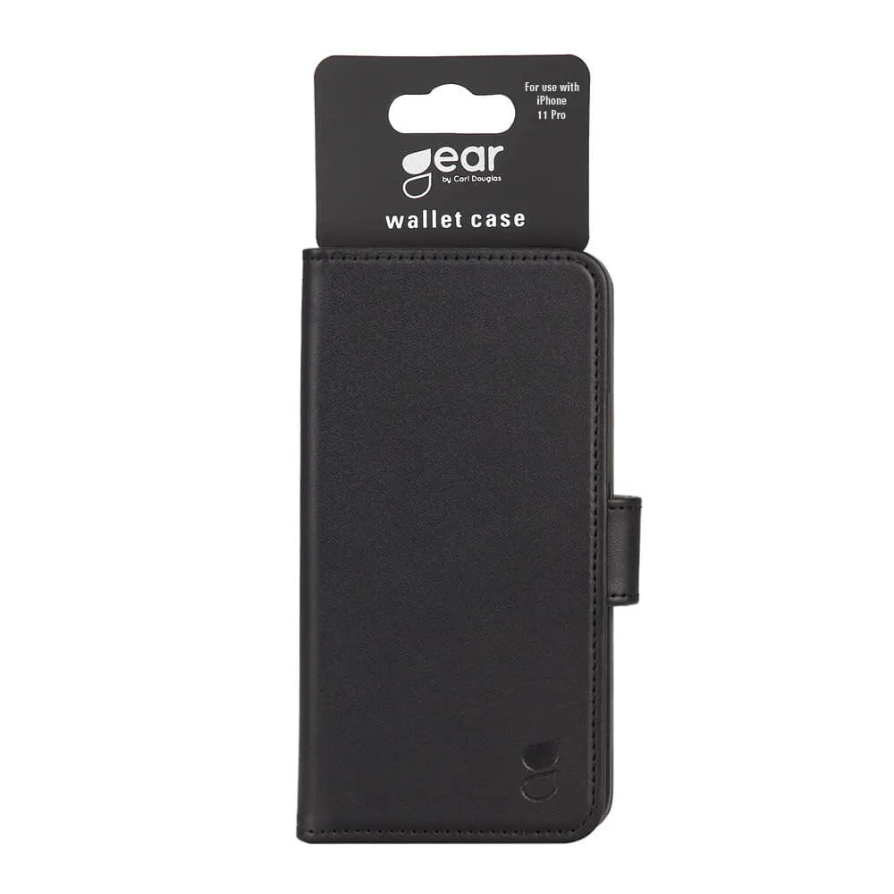 GEAR Wallet, iPhone 11 Pro -lompakkokotelo, Musta